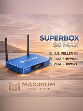 SUPERBOX S6 MAX 6K STREAMING TV BOX ANDROID